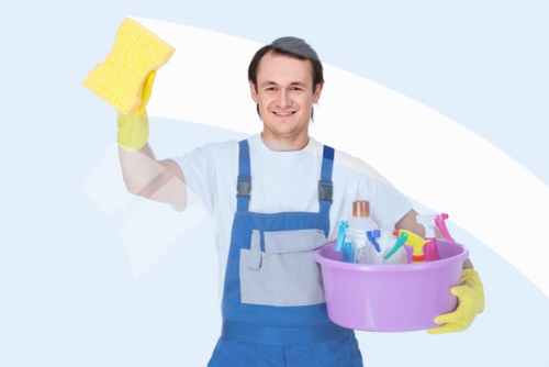 Professional office cleaning in a Westminster workspace