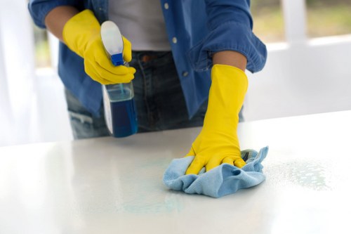 Specialist equipment used for hard floor cleaning in Westminster